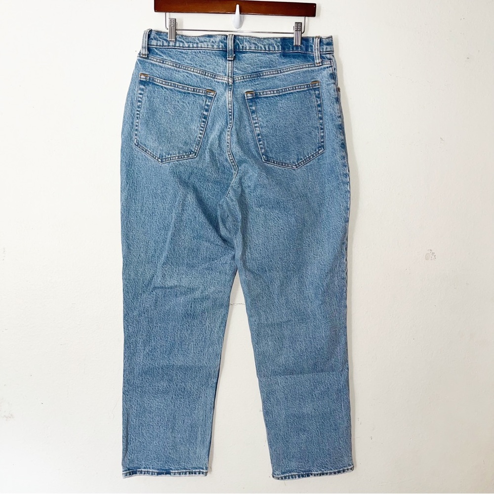 NWT Abercrombie & Fitch Womens 14S 90s Straight Ultra High Rise Jeans Curve Love - Picture 7 of 7